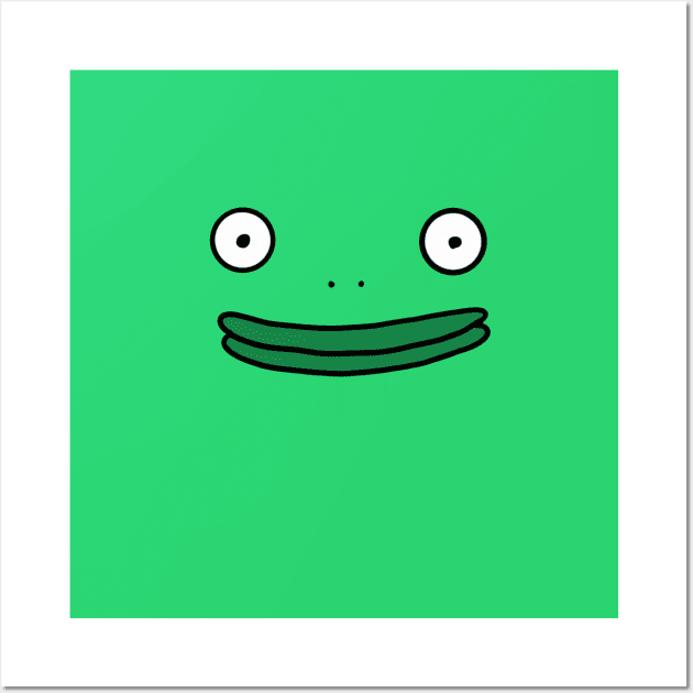 Mr Frog Smiling Friends Wall Art by GravyOnToast